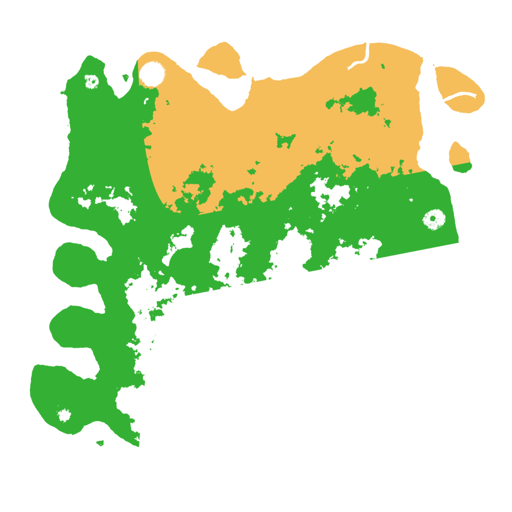 Biome Rust Map: Procedural Map, Size: 3700, Seed: 622311