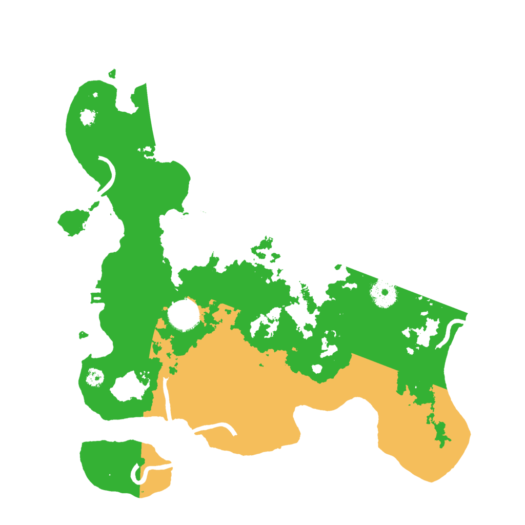 Biome Rust Map: Procedural Map, Size: 3000, Seed: 67543456