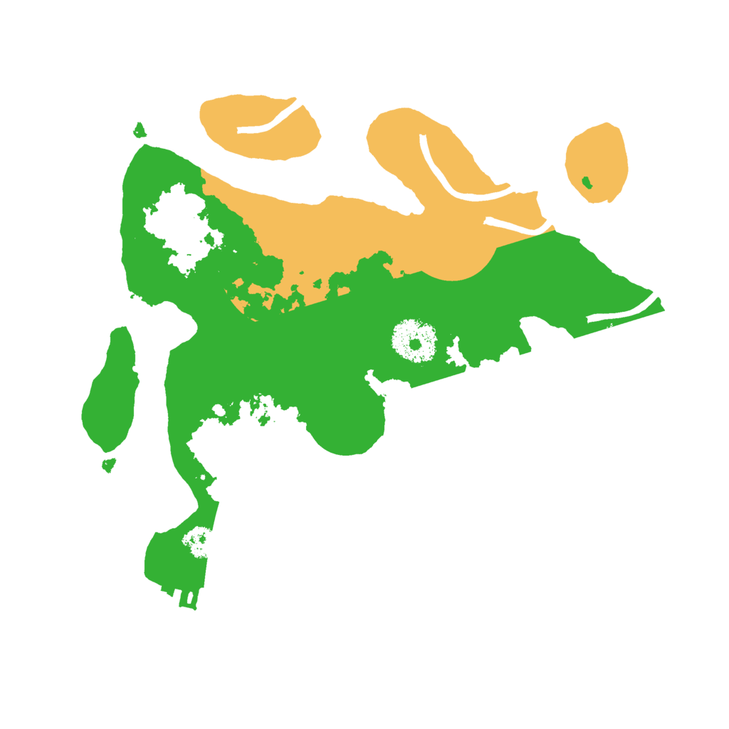 Biome Rust Map: Procedural Map, Size: 2500, Seed: 29410607