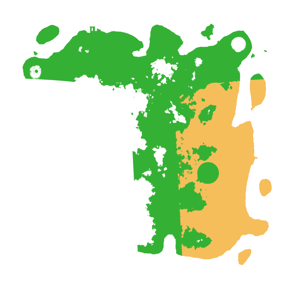 Biome Rust Map: Procedural Map, Size: 3600, Seed: 71933928