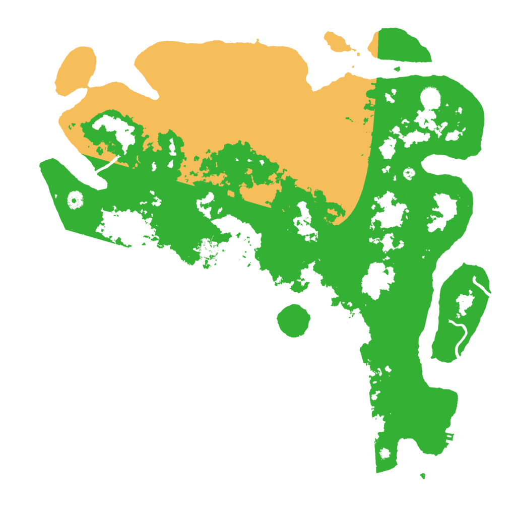 Biome Rust Map: Procedural Map, Size: 4500, Seed: 42341