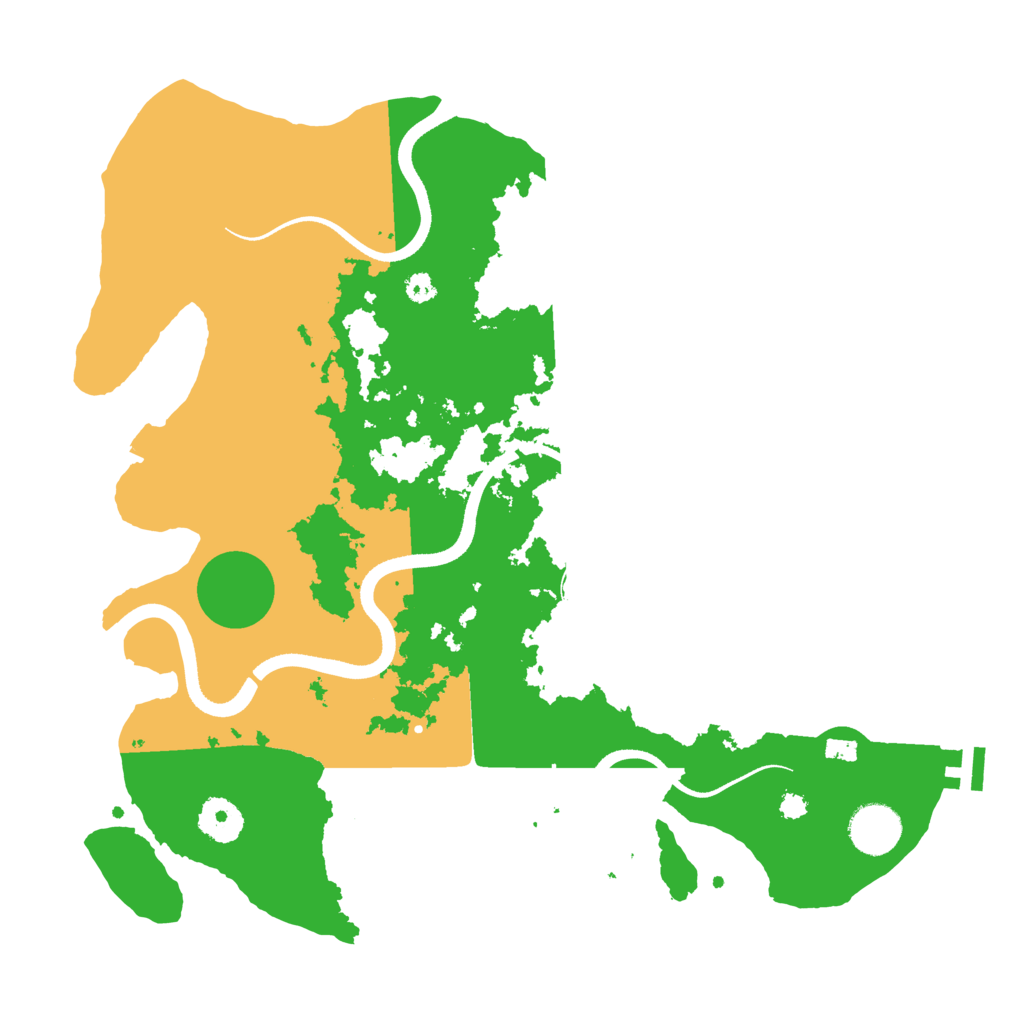 Biome Rust Map: Procedural Map, Size: 3500, Seed: 1455696701