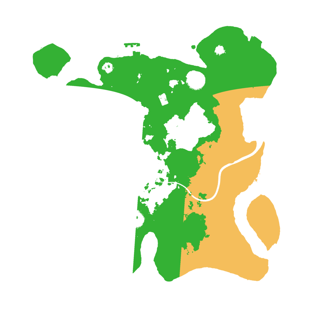 Biome Rust Map: Procedural Map, Size: 3000, Seed: 1528268598