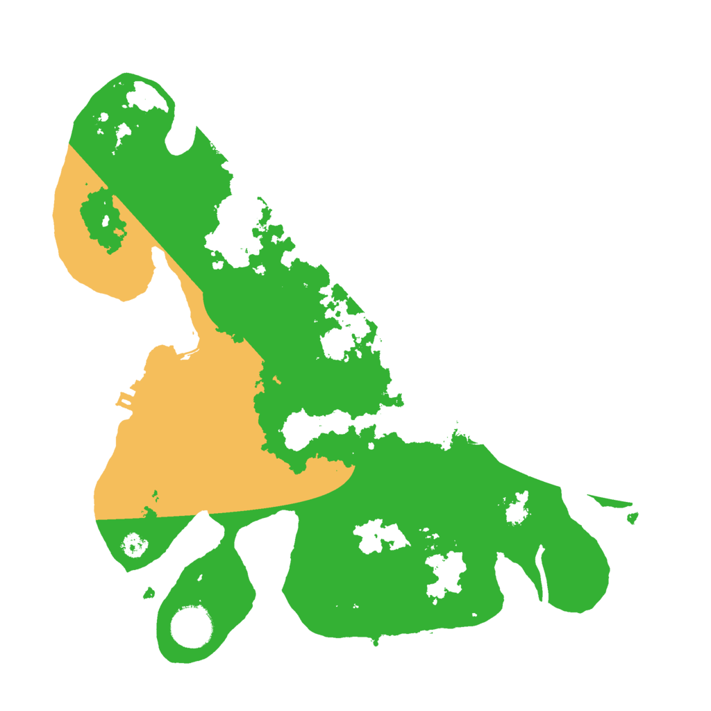 Biome Rust Map: Procedural Map, Size: 3000, Seed: 7981653