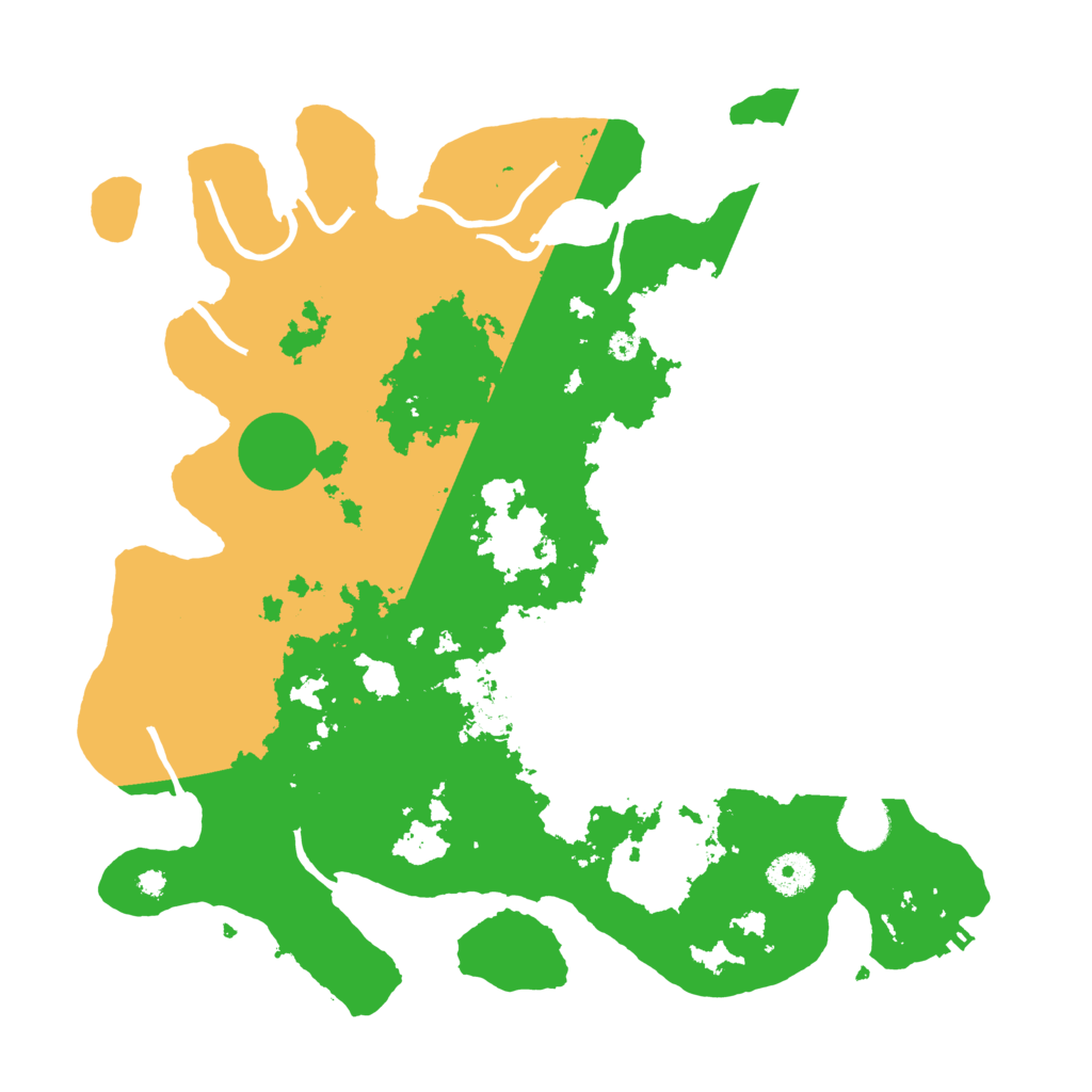 Biome Rust Map: Procedural Map, Size: 3700, Seed: 747570