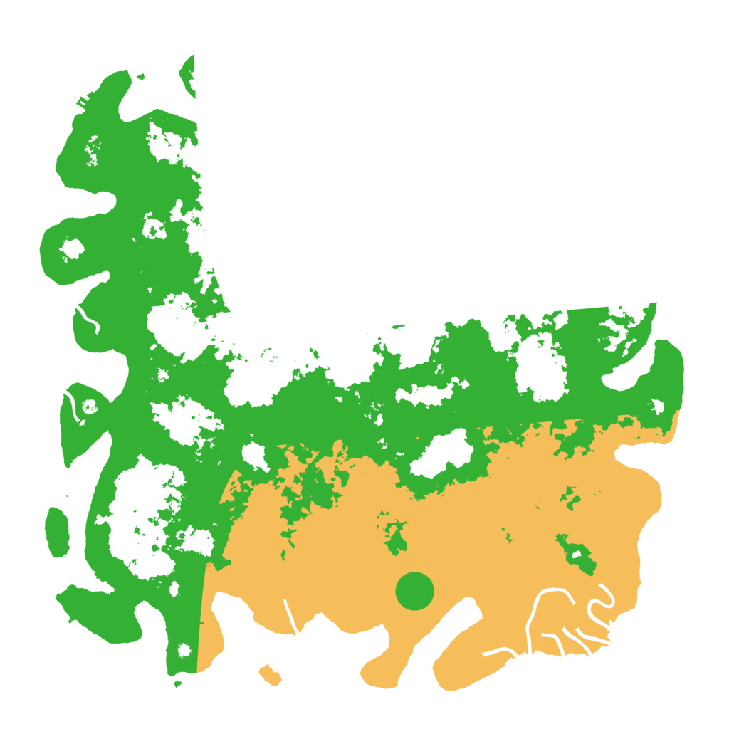 Biome Rust Map: Procedural Map, Size: 5000, Seed: 151551