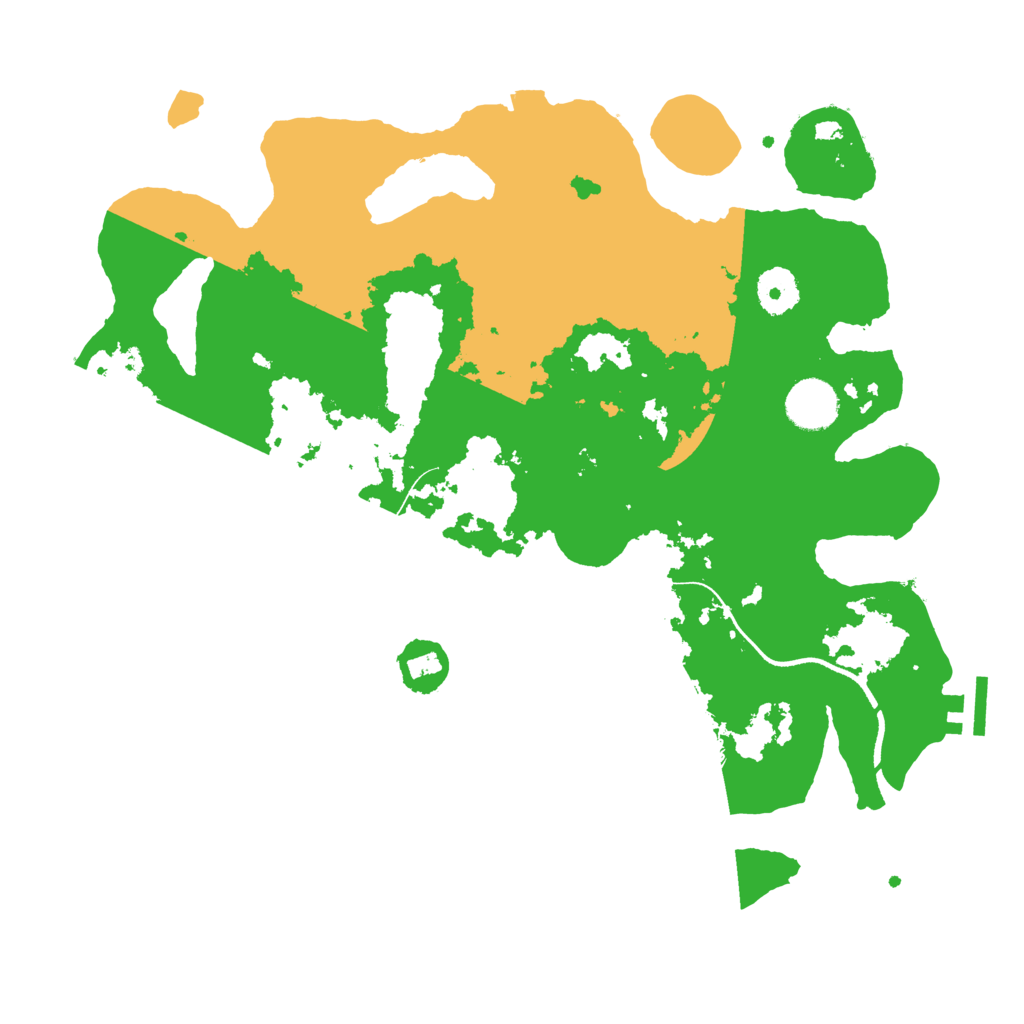 Biome Rust Map: Procedural Map, Size: 3500, Seed: 5620