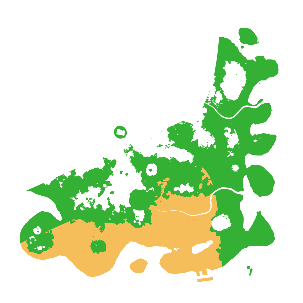 Biome Rust Map: Procedural Map, Size: 3850, Seed: 2044573