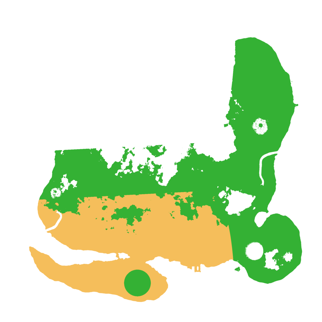 Biome Rust Map: Procedural Map, Size: 3200, Seed: 3645239