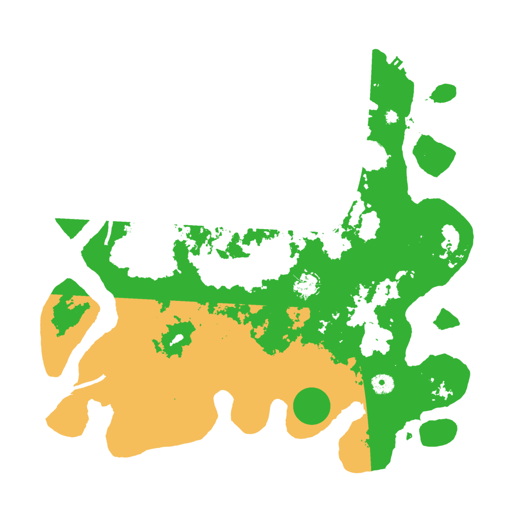 Biome Rust Map: Procedural Map, Size: 3600, Seed: 19892108