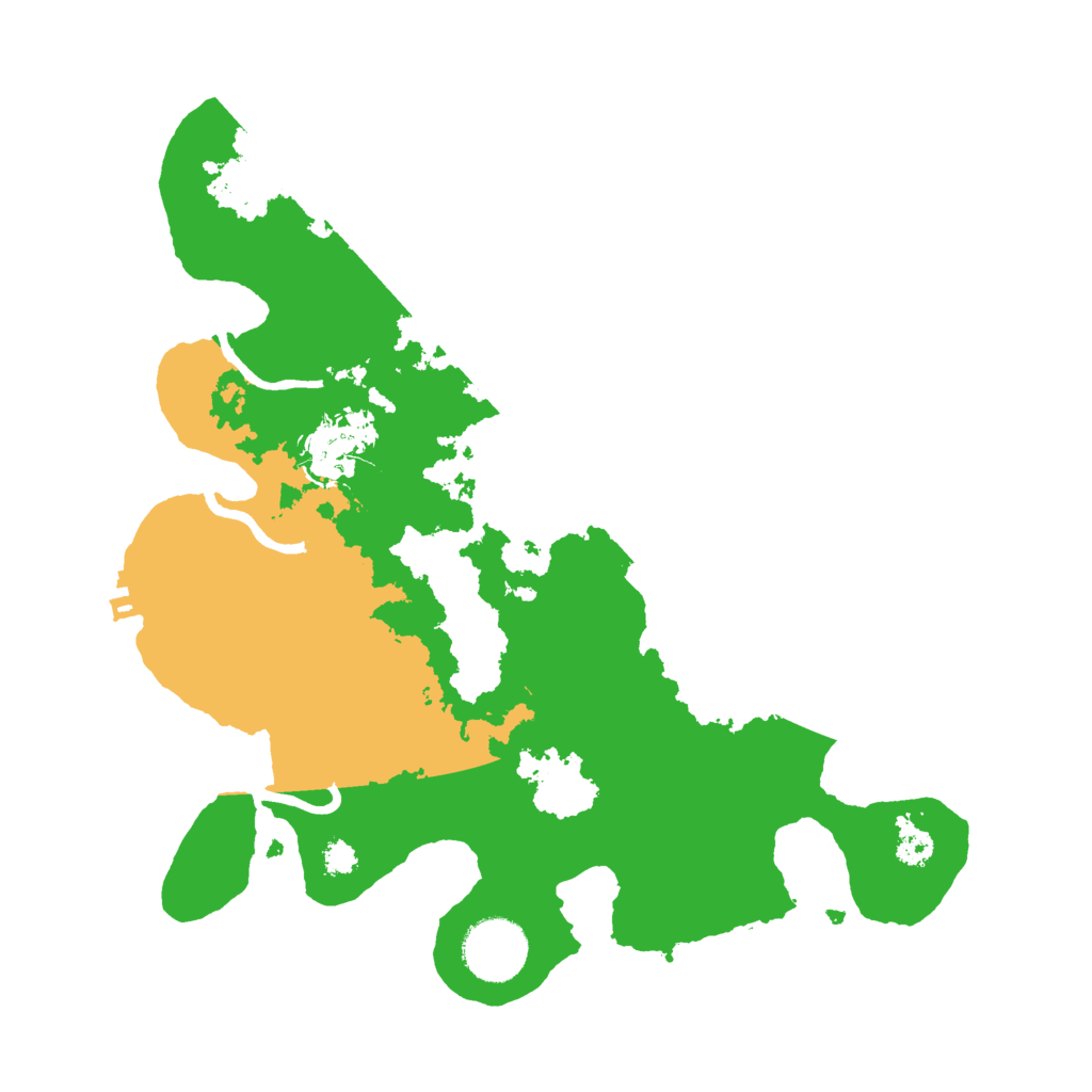 Biome Rust Map: Procedural Map, Size: 3000, Seed: 516489949