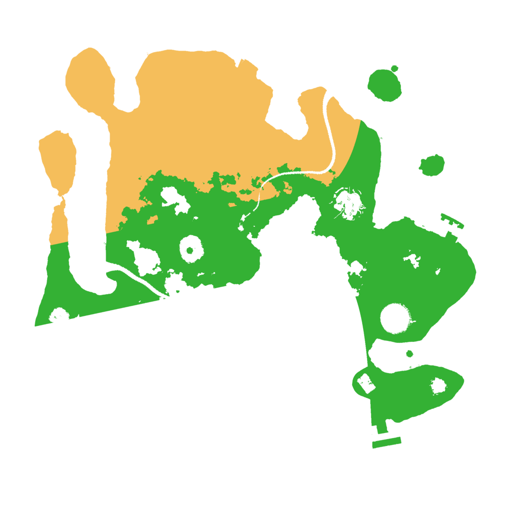 Biome Rust Map: Procedural Map, Size: 3000, Seed: 6192