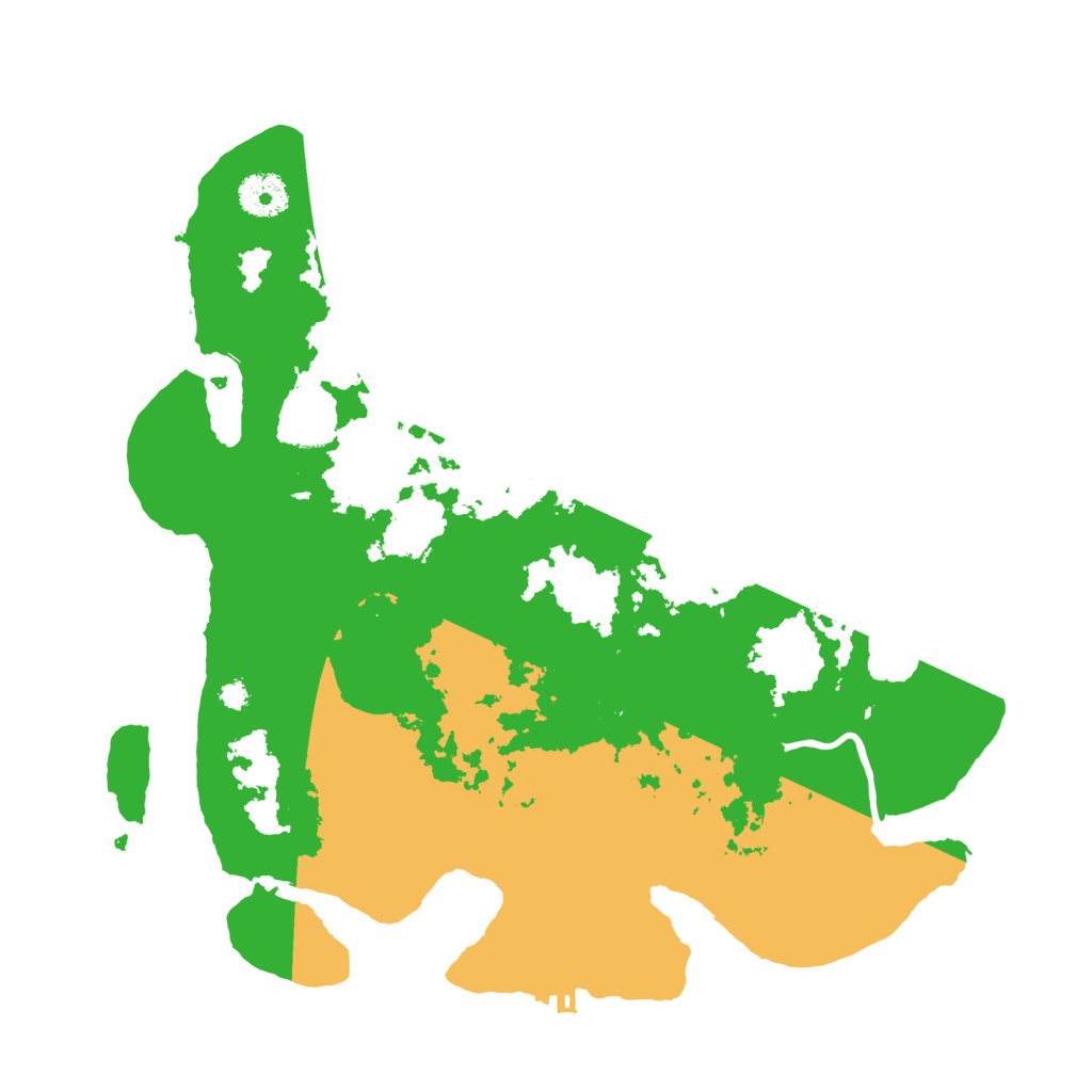Biome Rust Map: Procedural Map, Size: 3500, Seed: 1020576847