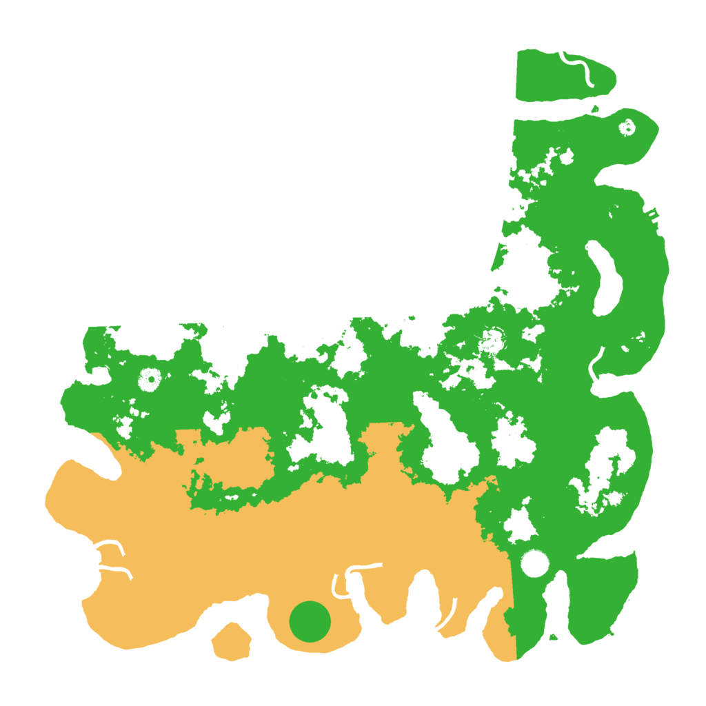 Biome Rust Map: Procedural Map, Size: 4500, Seed: 1592375006