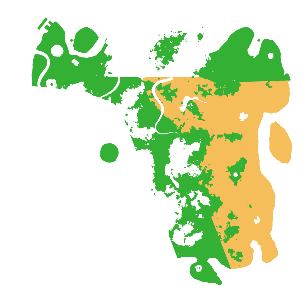 Biome Rust Map: Procedural Map, Size: 4500, Seed: 564836