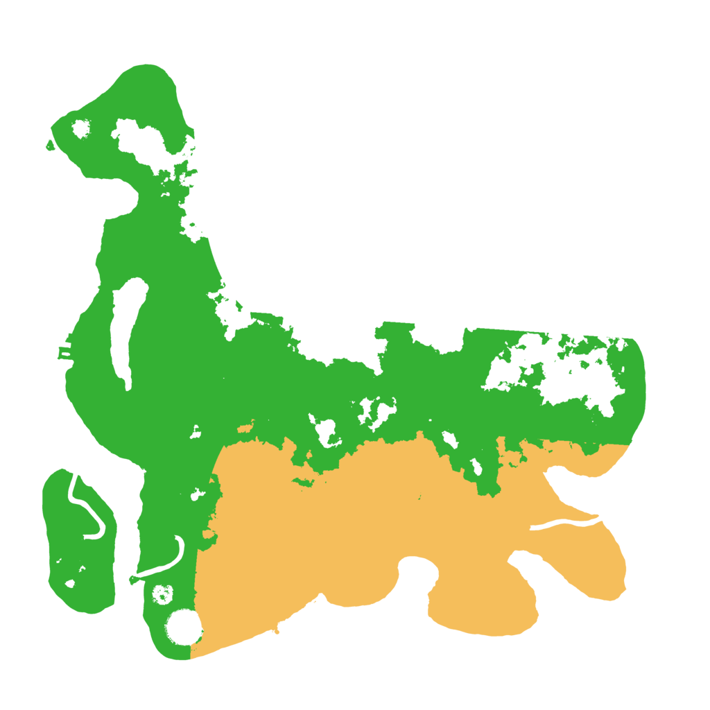 Biome Rust Map: Procedural Map, Size: 3500, Seed: 362154399