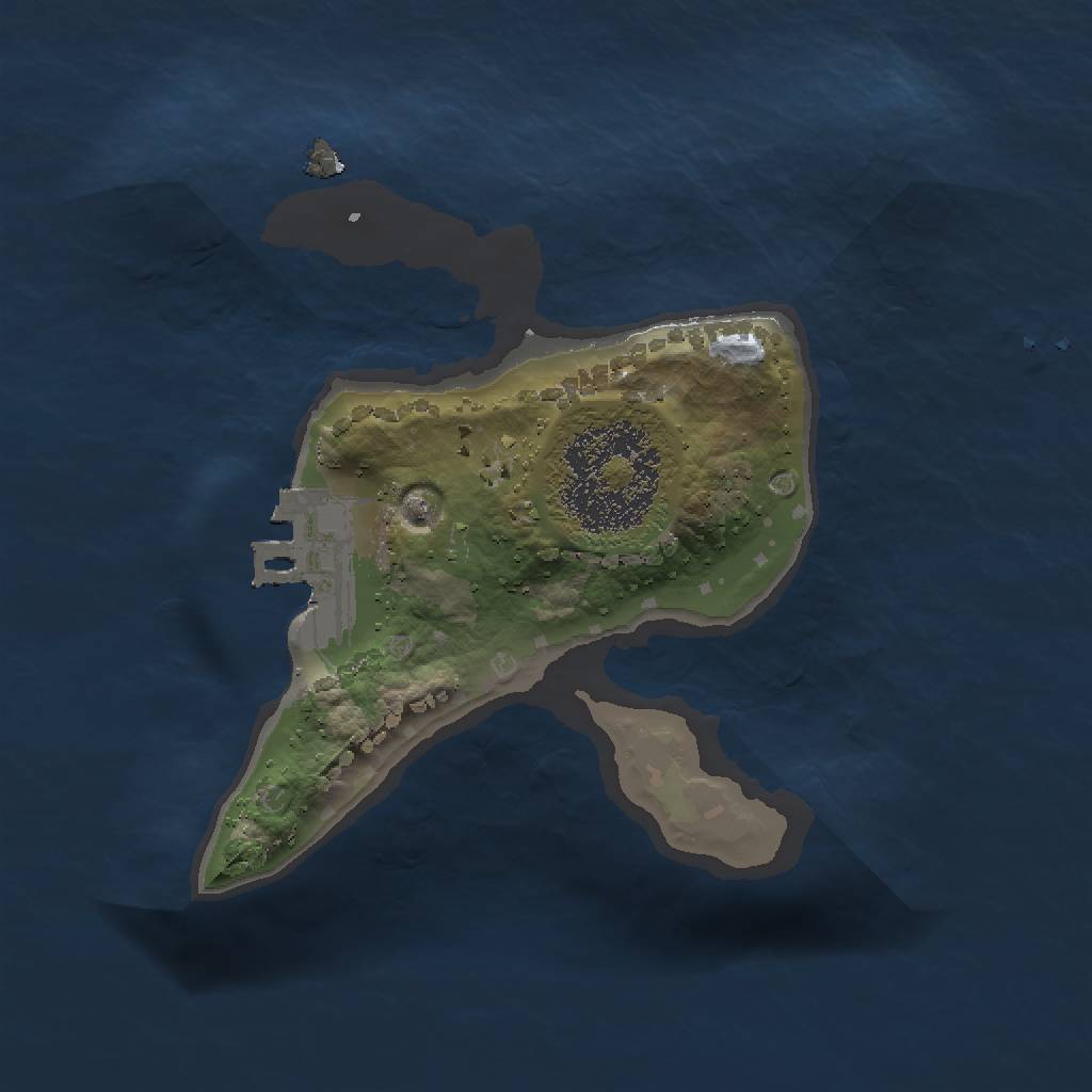 Rust Map: Procedural Map, Size: 1500, Seed: 636232903, 5 Monuments