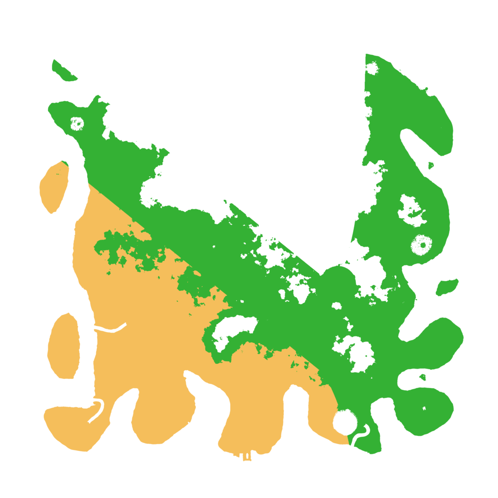 Biome Rust Map: Procedural Map, Size: 3700, Seed: 286