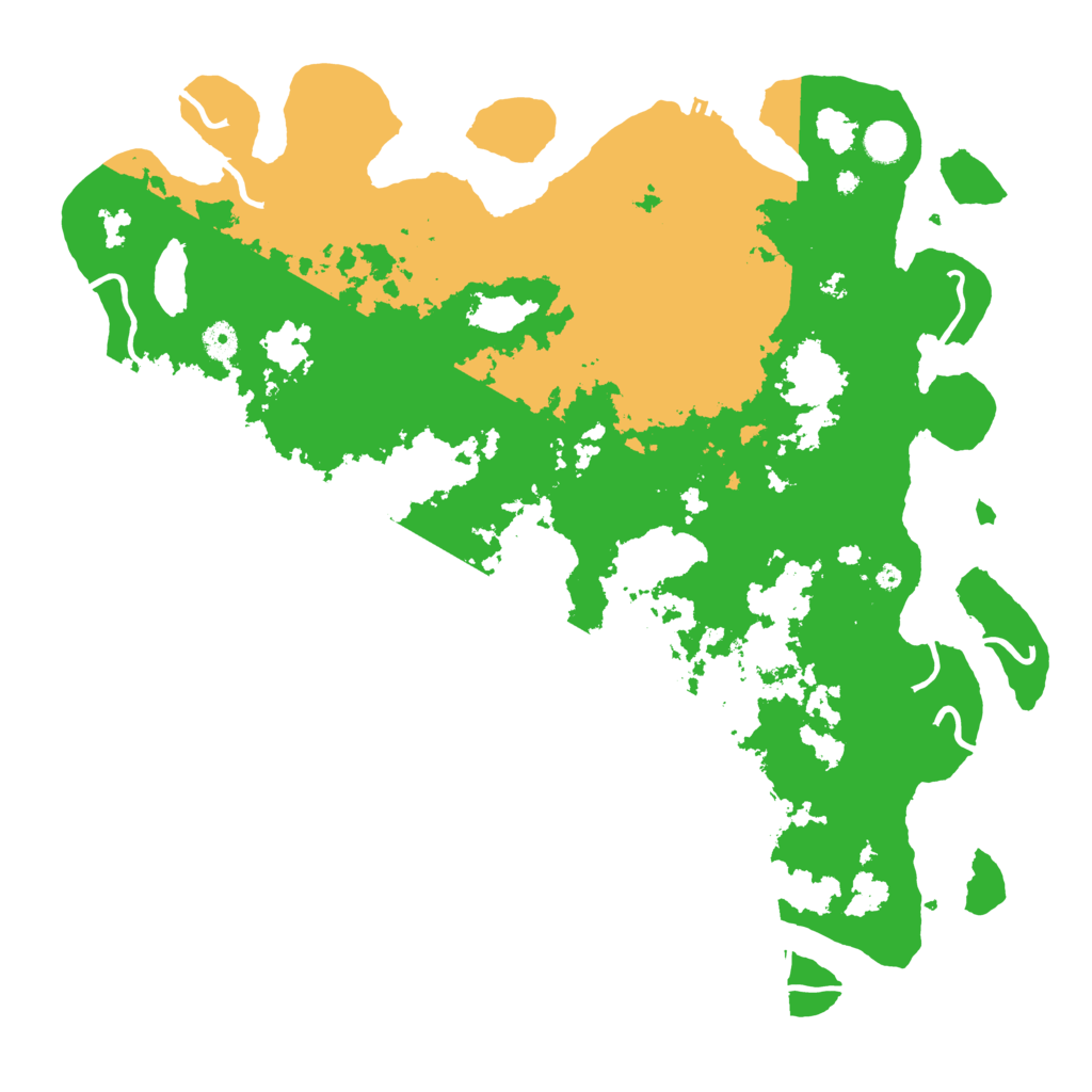 Biome Rust Map: Procedural Map, Size: 4500, Seed: 12777777