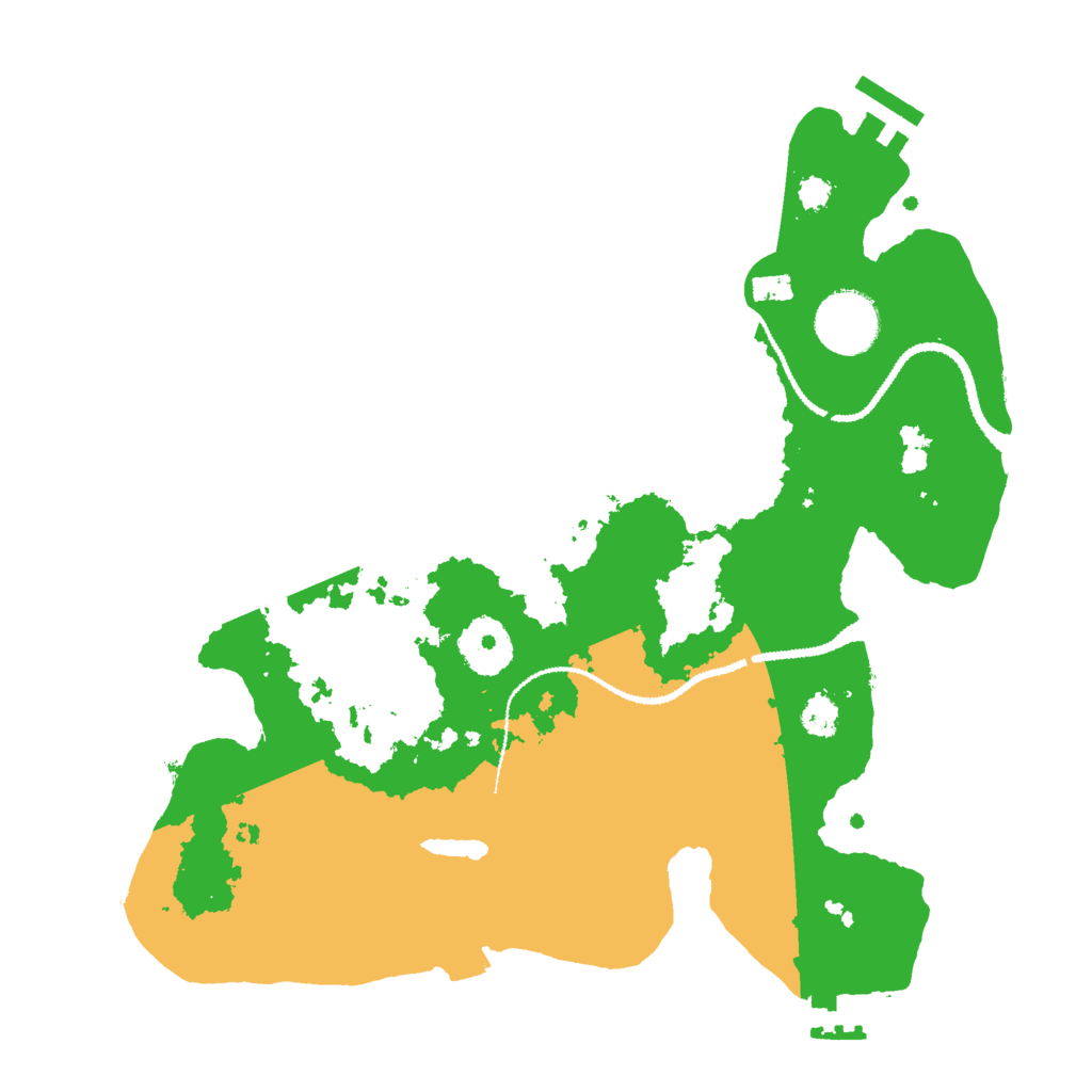 Biome Rust Map: Procedural Map, Size: 3000, Seed: 4141