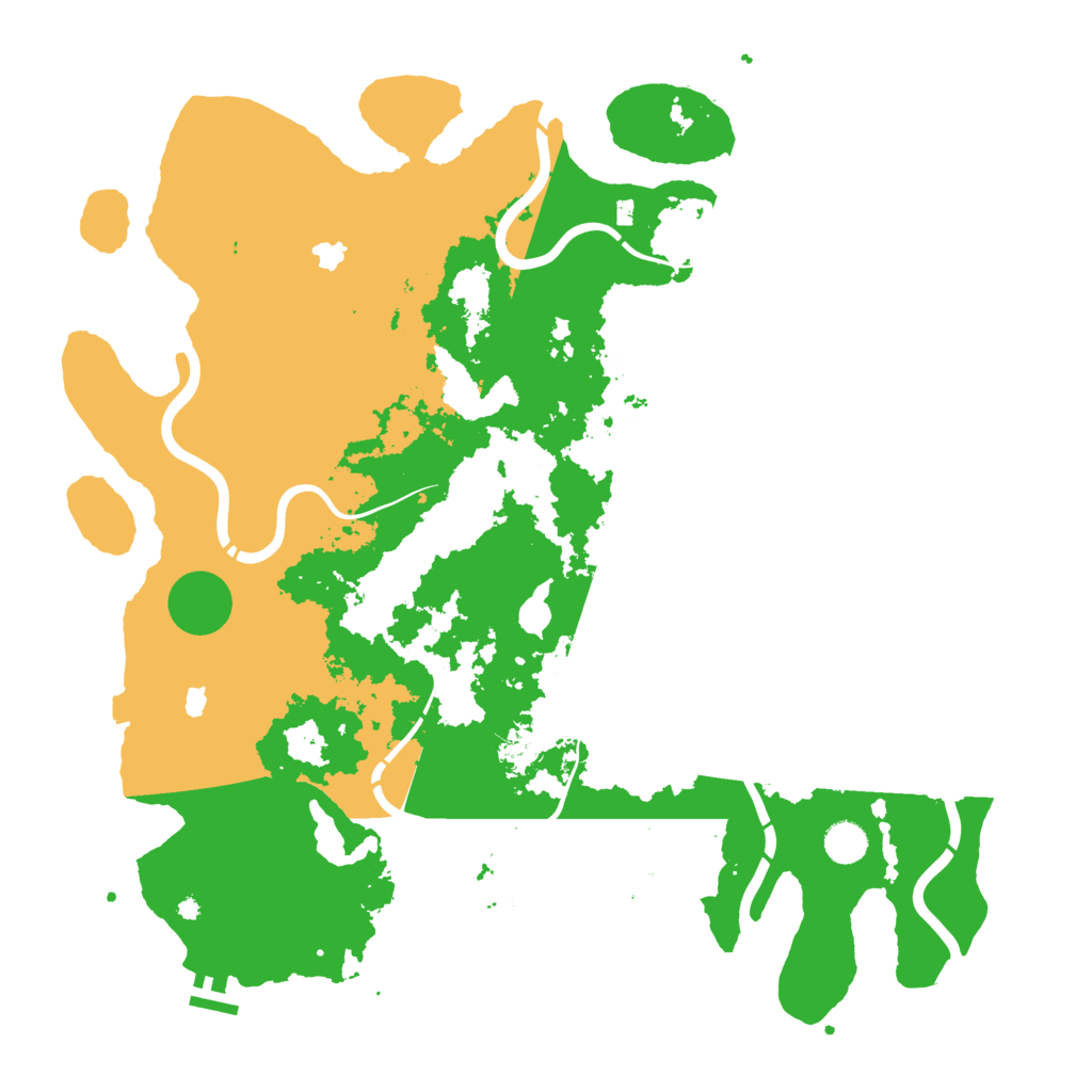 Biome Rust Map: Procedural Map, Size: 4500, Seed: 1737274