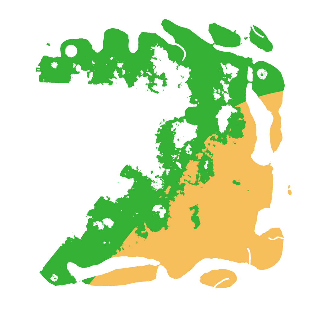 Biome Rust Map: Procedural Map, Size: 4500, Seed: 25587013