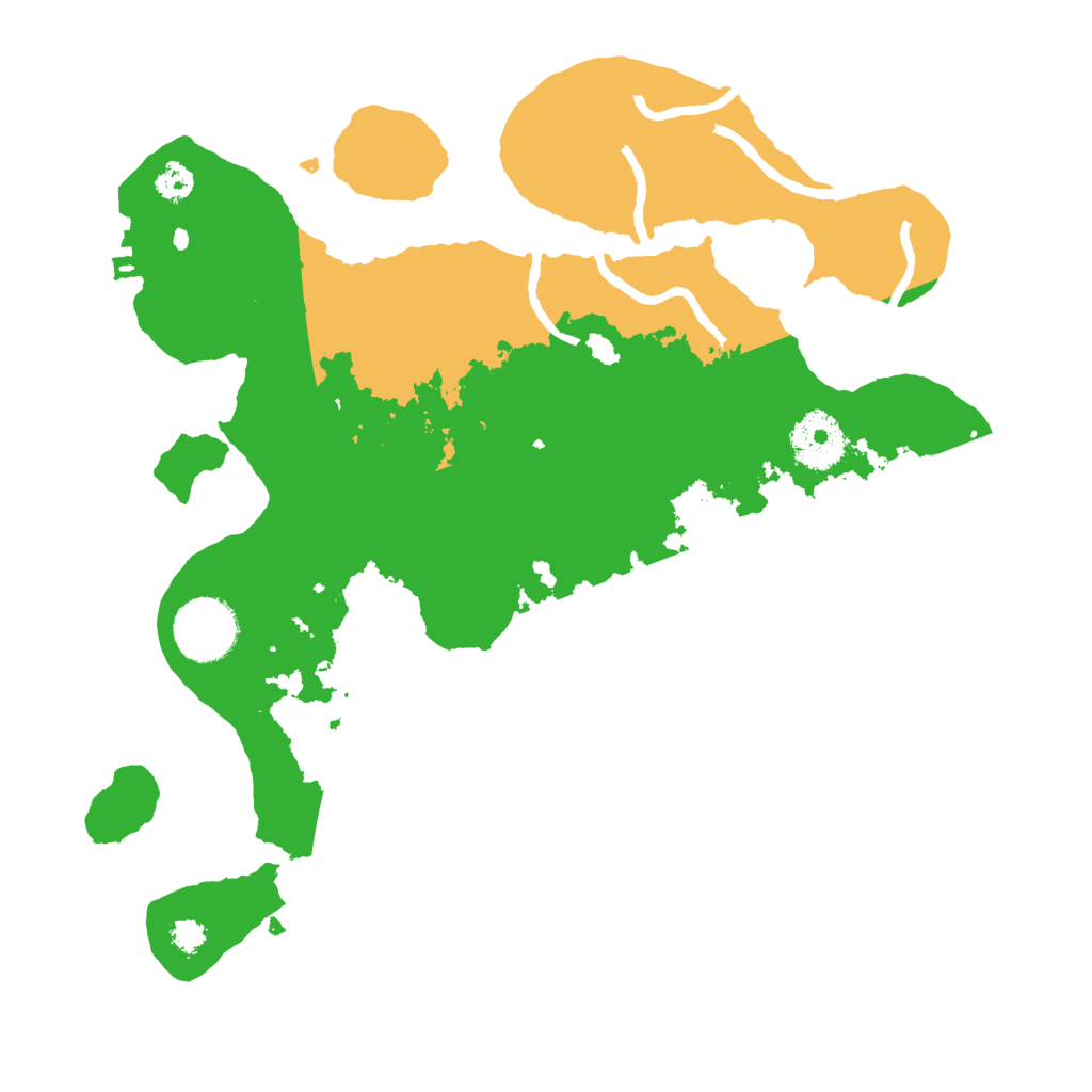 Biome Rust Map: Procedural Map, Size: 3000, Seed: 123213