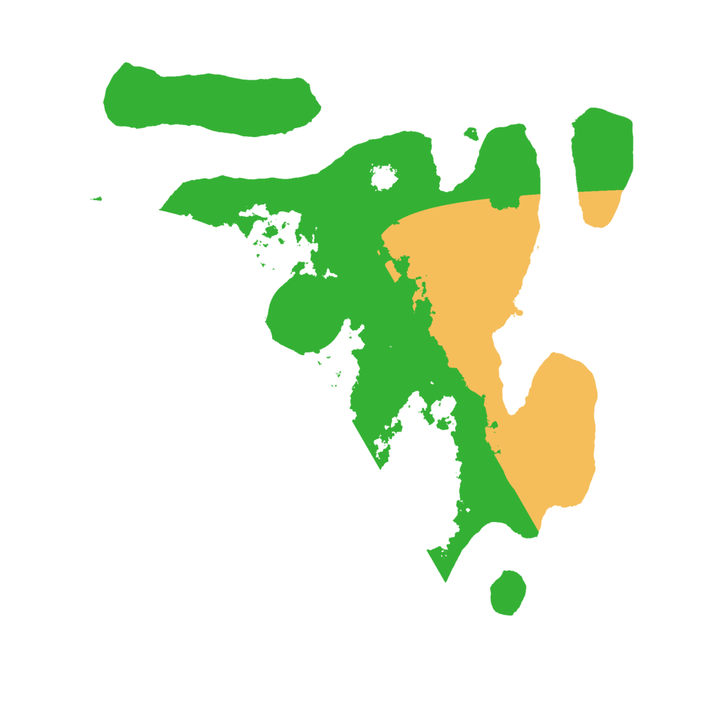 Biome Rust Map: Procedural Map, Size: 2500, Seed: 6968214