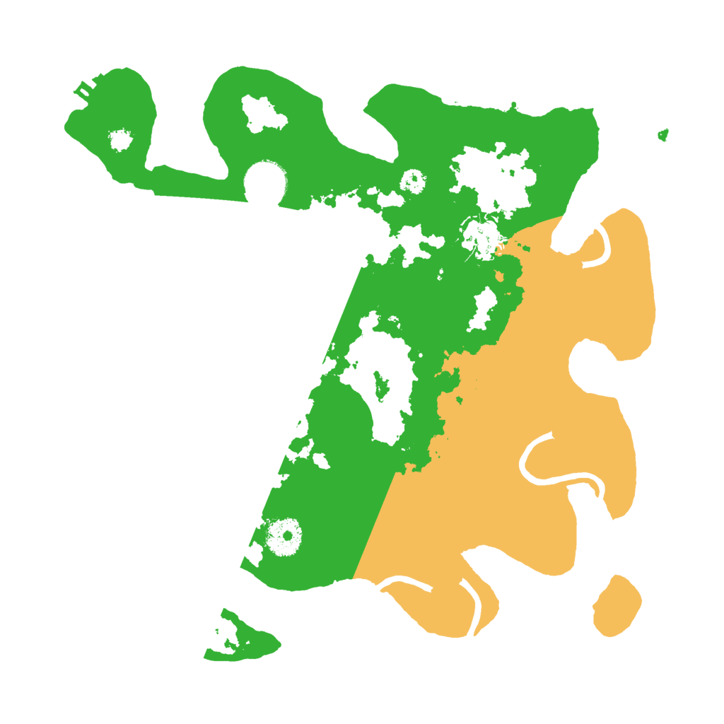 Biome Rust Map: Procedural Map, Size: 3000, Seed: 7588