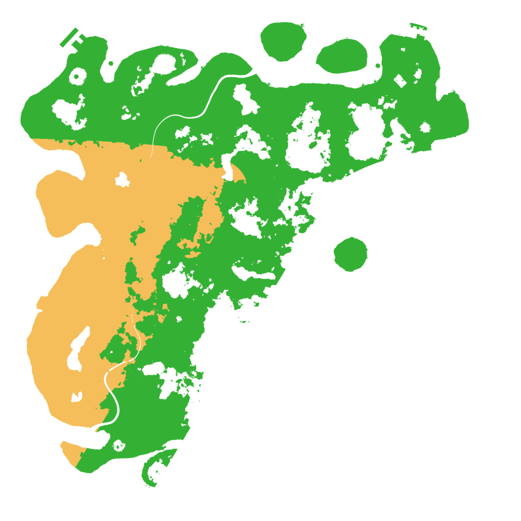 Biome Rust Map: Procedural Map, Size: 4500, Seed: 2106719106