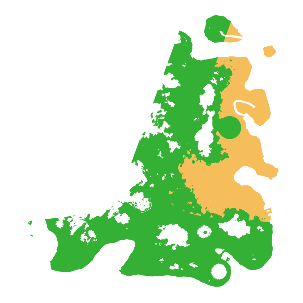 Biome Rust Map: Procedural Map, Size: 3500, Seed: 1319093308