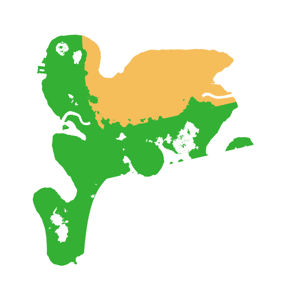 Biome Rust Map: Procedural Map, Size: 2500, Seed: 2003453550