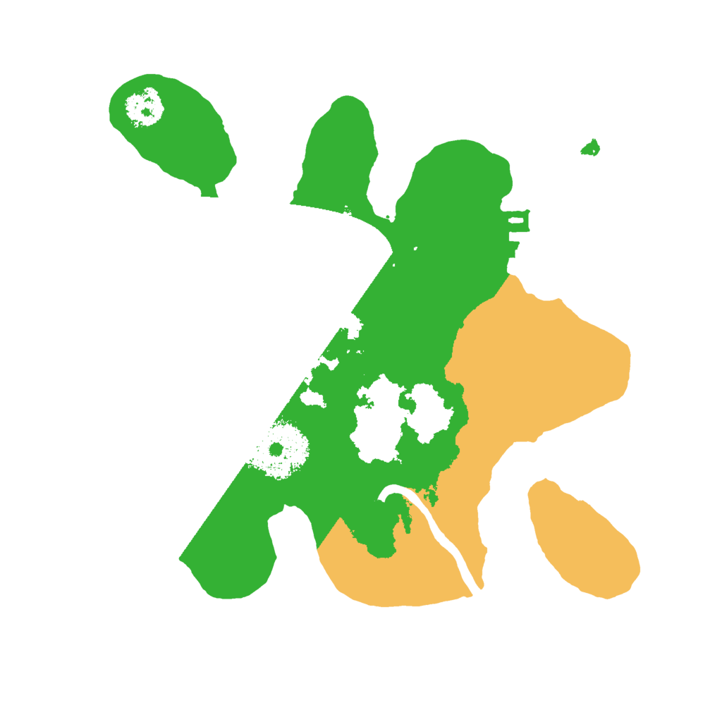 Biome Rust Map: Procedural Map, Size: 2000, Seed: 21312541