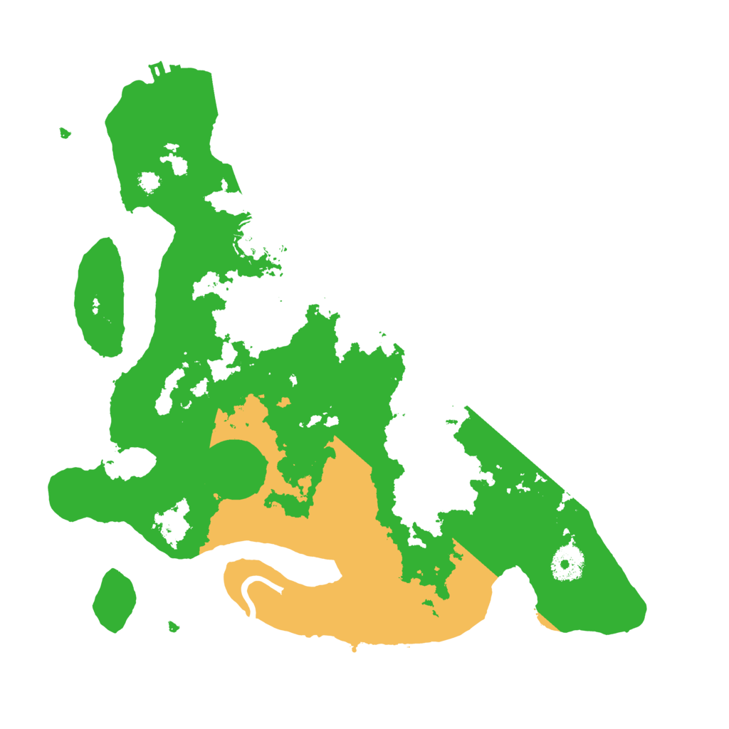 Biome Rust Map: Procedural Map, Size: 3200, Seed: 231