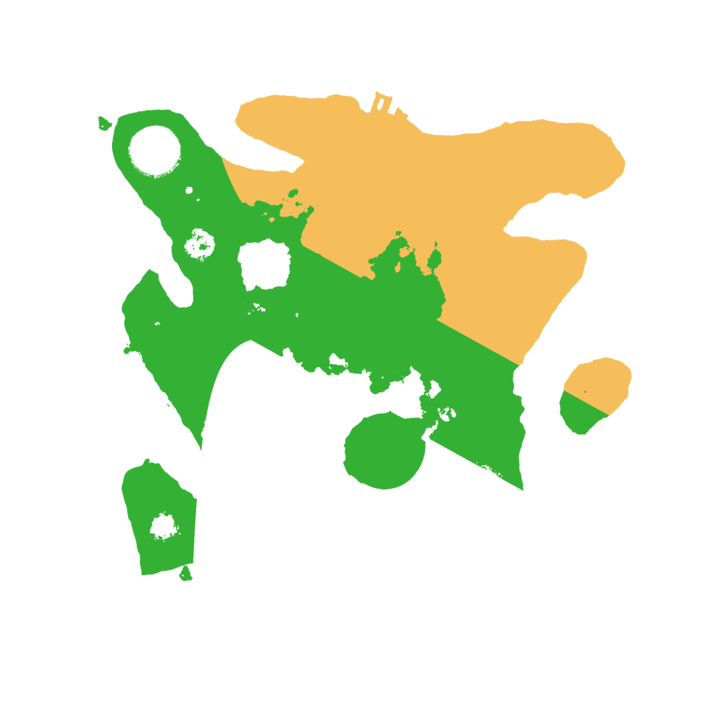 Biome Rust Map: Procedural Map, Size: 2500, Seed: 1865302419