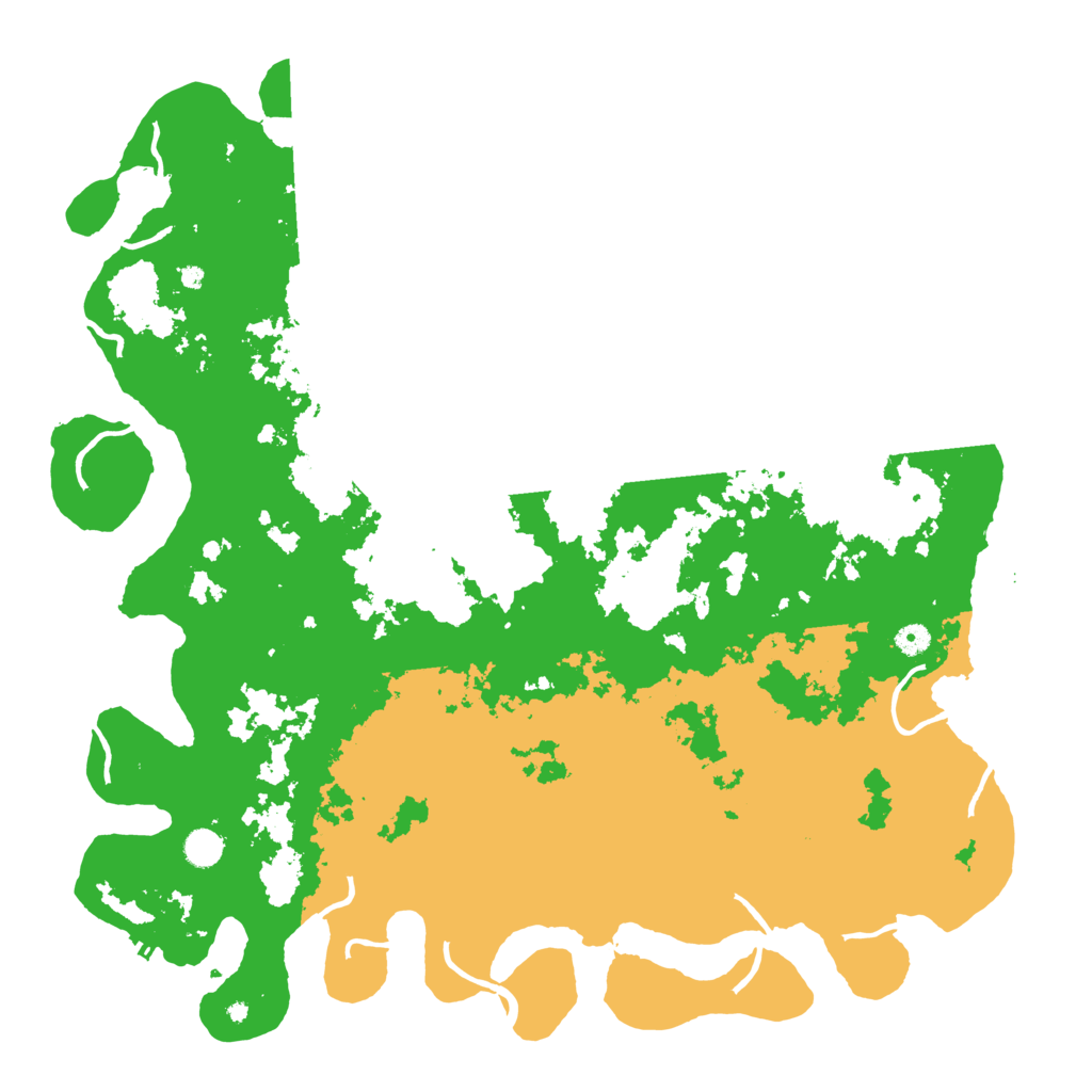 Biome Rust Map: Procedural Map, Size: 5000, Seed: 832745