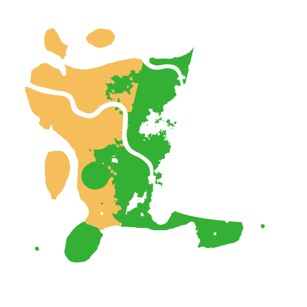 Biome Rust Map: Procedural Map, Size: 3000, Seed: 38331
