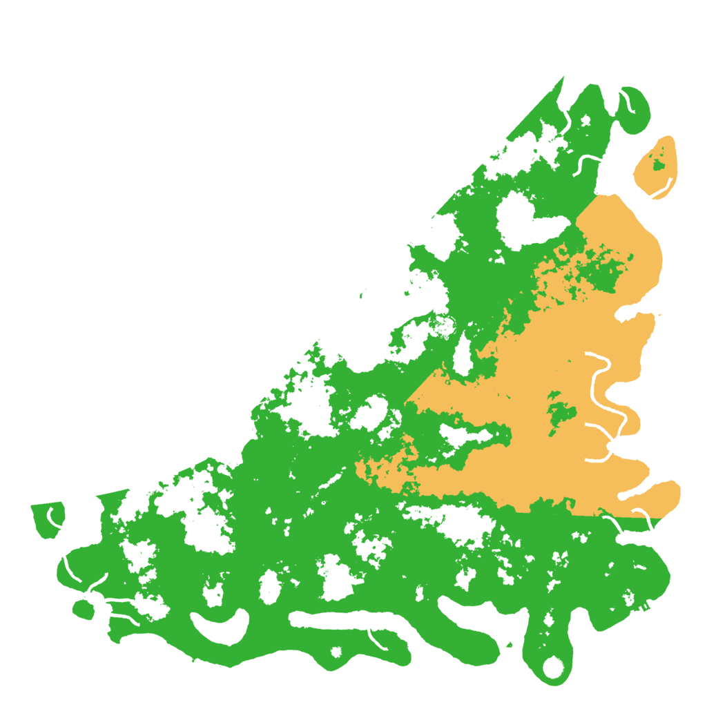 Biome Rust Map: Procedural Map, Size: 6000, Seed: 2122022