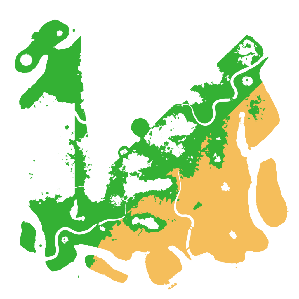 Biome Rust Map: Procedural Map, Size: 4500, Seed: 819043119