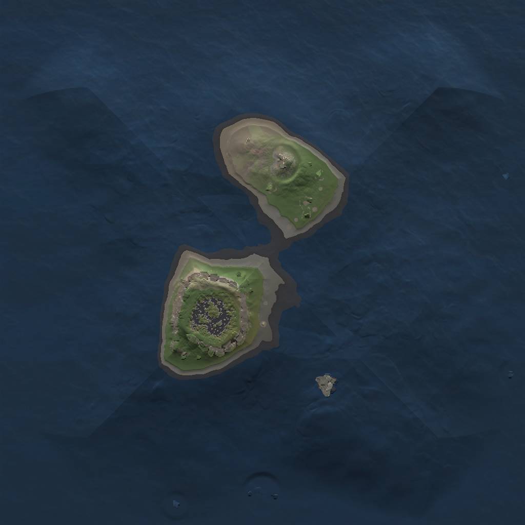 Rust Map: Procedural Map, Size: 1320, Seed: 59, 4 Monuments