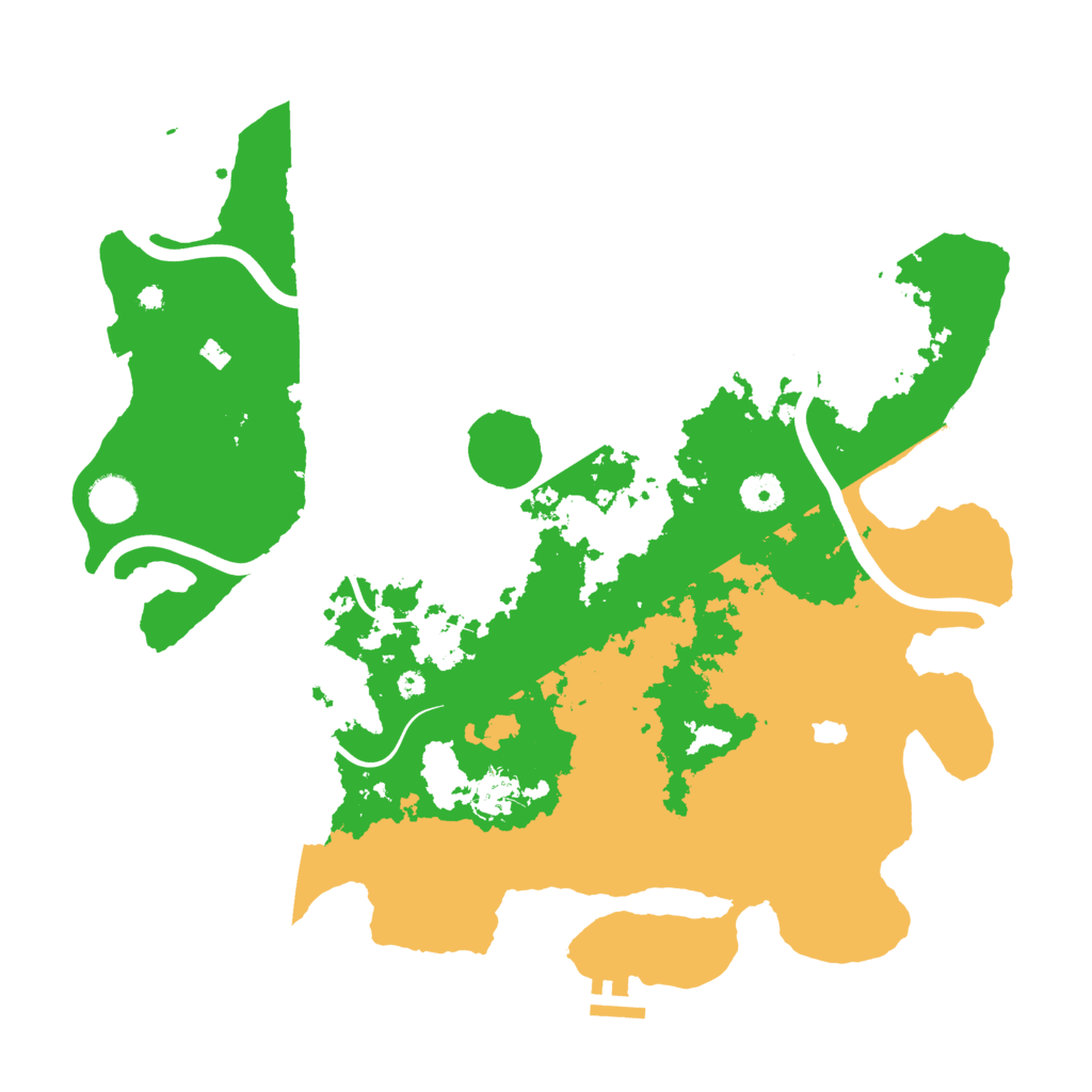 Biome Rust Map: Procedural Map, Size: 4000, Seed: 202303