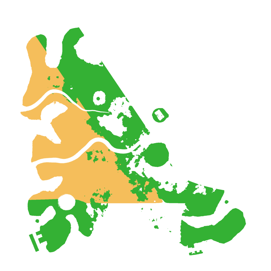 Biome Rust Map: Procedural Map, Size: 3000, Seed: 2113120005