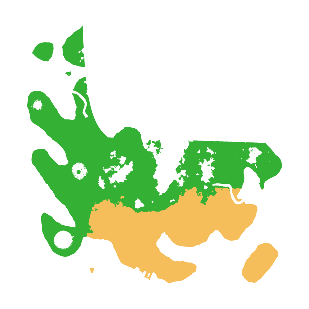 Biome Rust Map: Procedural Map, Size: 3000, Seed: 480284869