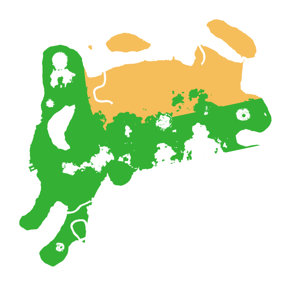 Biome Rust Map: Procedural Map, Size: 3500, Seed: 6782