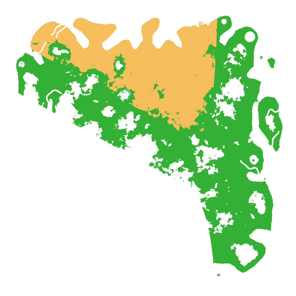 Biome Rust Map: Procedural Map, Size: 5000, Seed: 60975174
