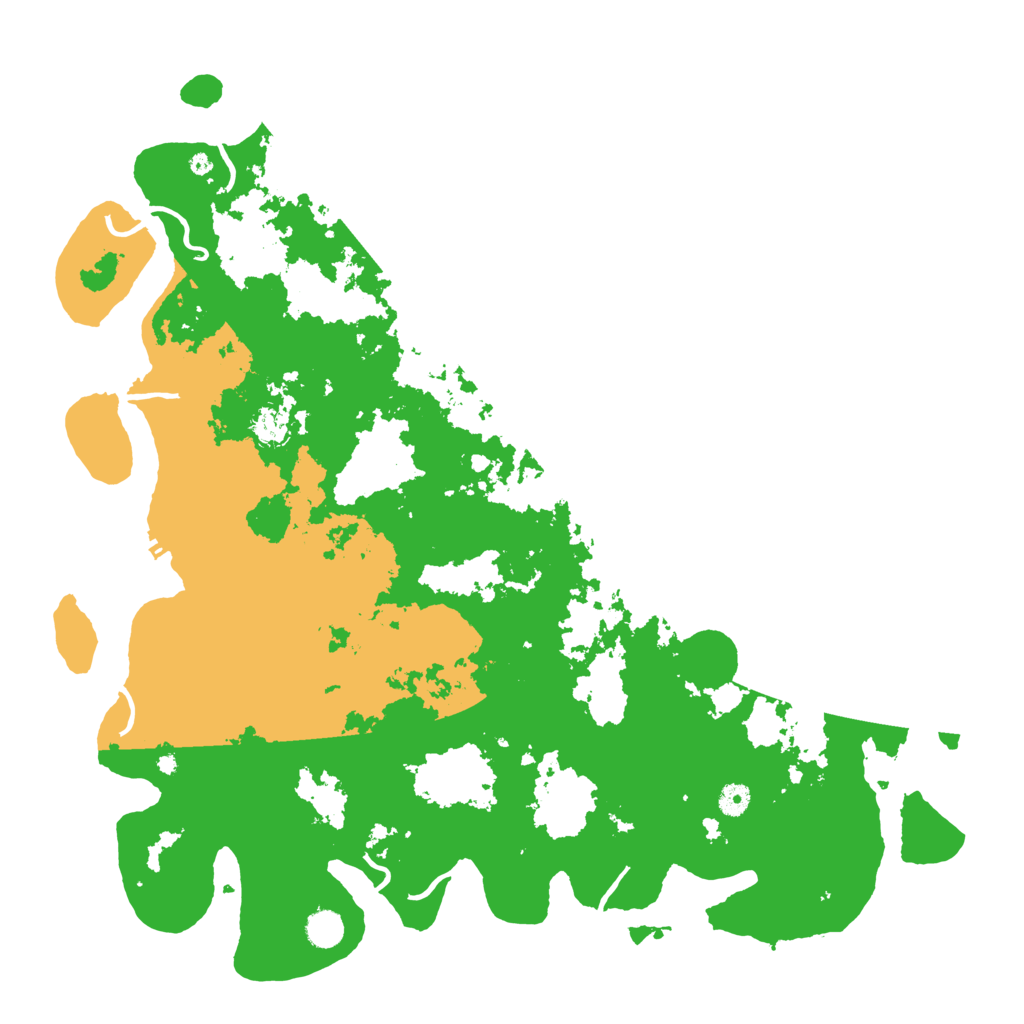 Biome Rust Map: Procedural Map, Size: 4800, Seed: 73862185