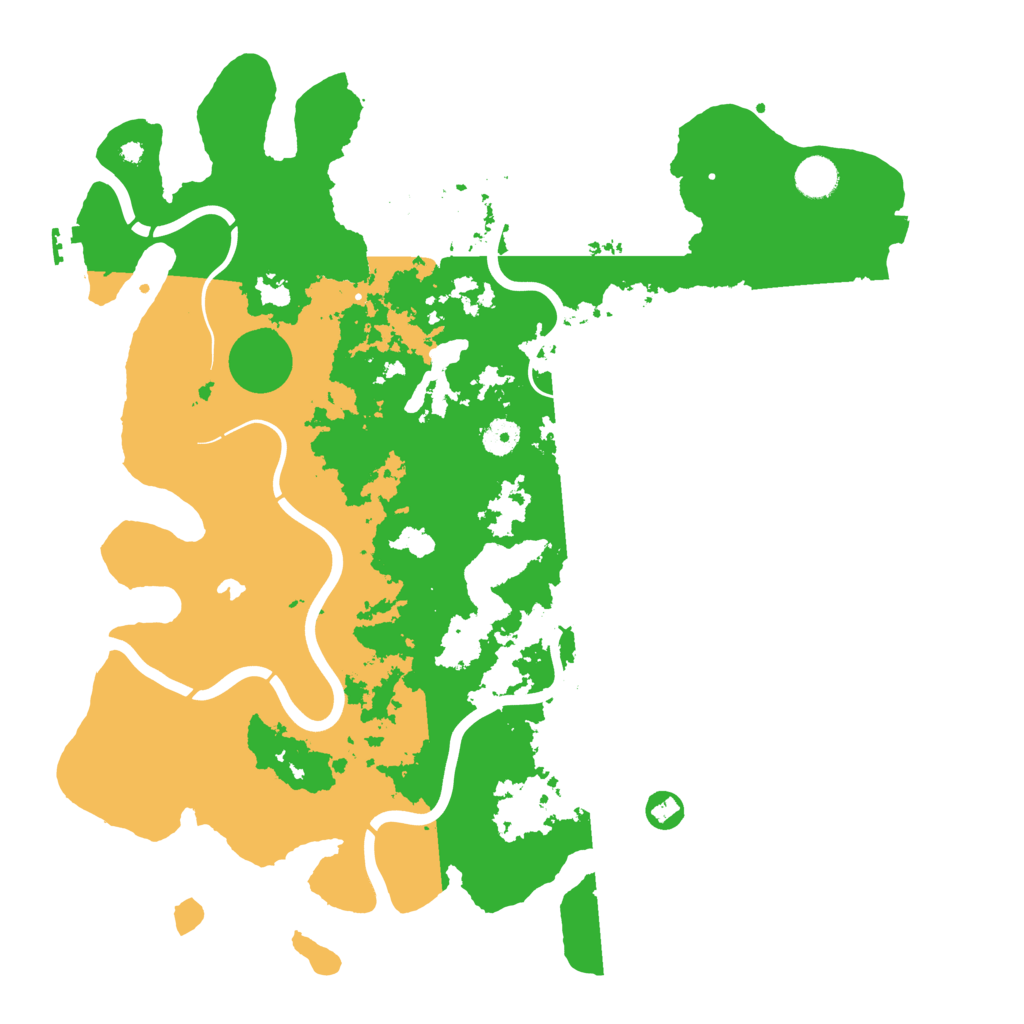 Biome Rust Map: Procedural Map, Size: 4250, Seed: 592804215