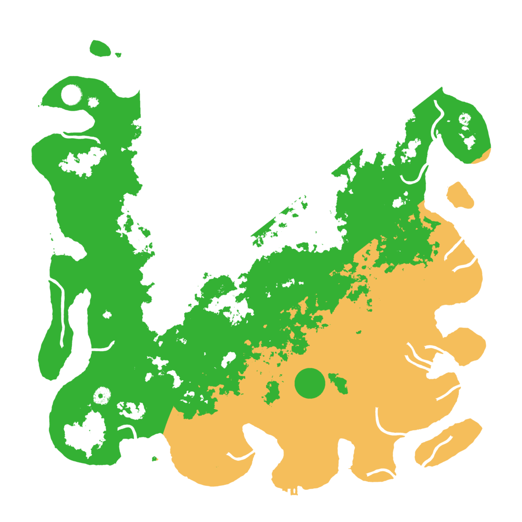 Biome Rust Map: Procedural Map, Size: 4500, Seed: 856459813