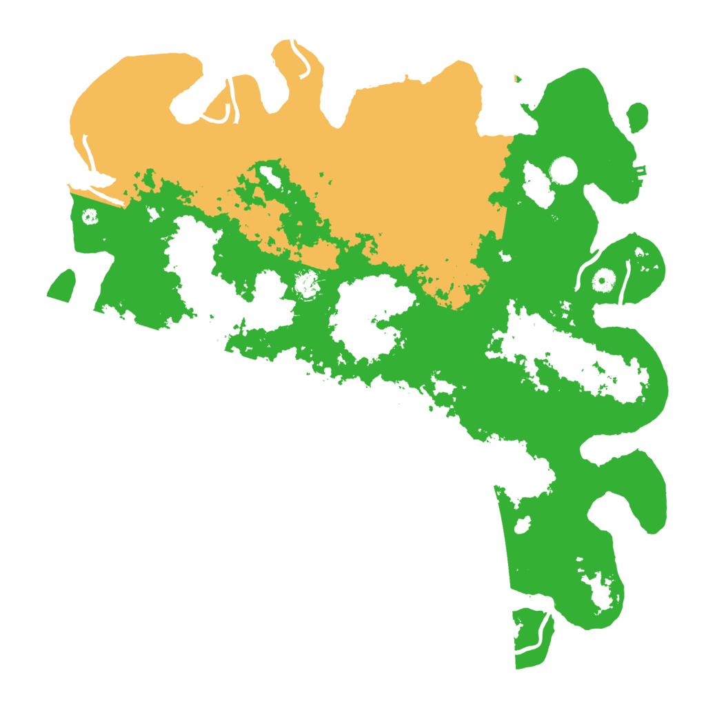 Biome Rust Map: Procedural Map, Size: 4500, Seed: 43046881