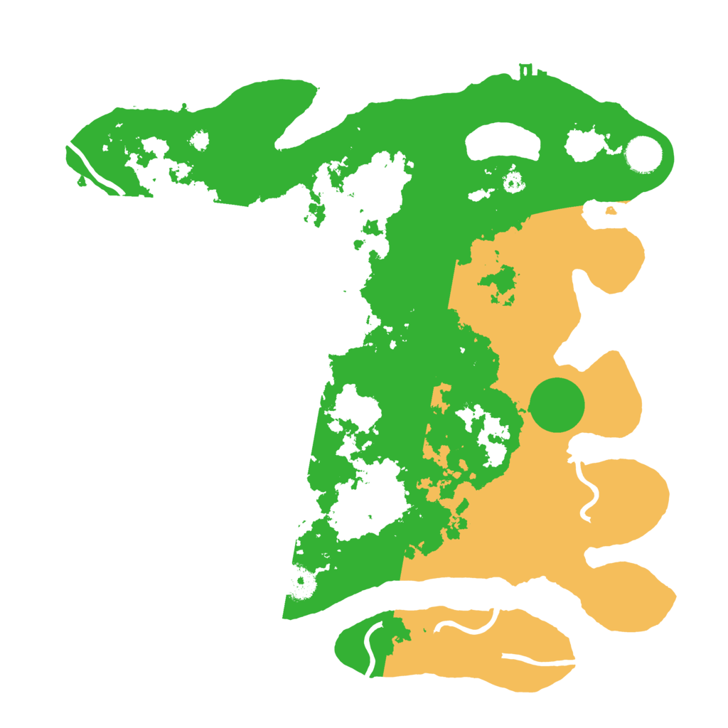 Biome Rust Map: Procedural Map, Size: 3500, Seed: 1915118243